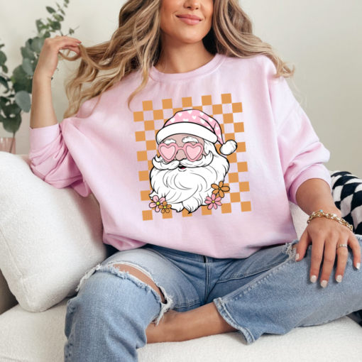 Boho Santa Graphic Sweatshirt Ave Shops