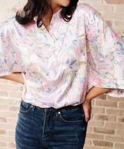 Blissful Botanicals Blouse - Fashion Are Us 